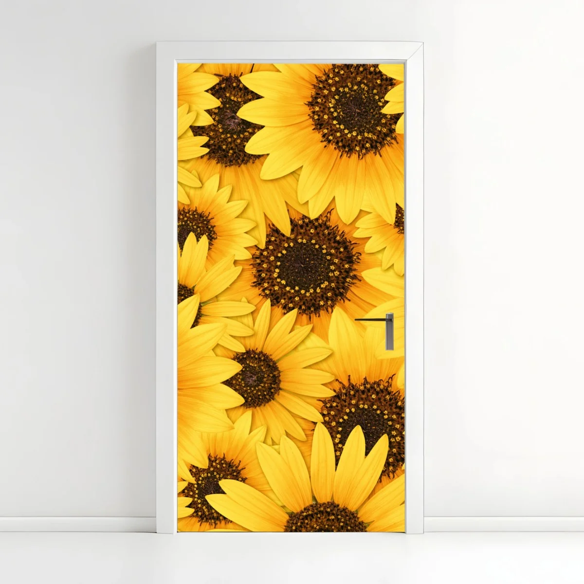 Türaufkleber goldene sonnenblumen – Wallnifity®
