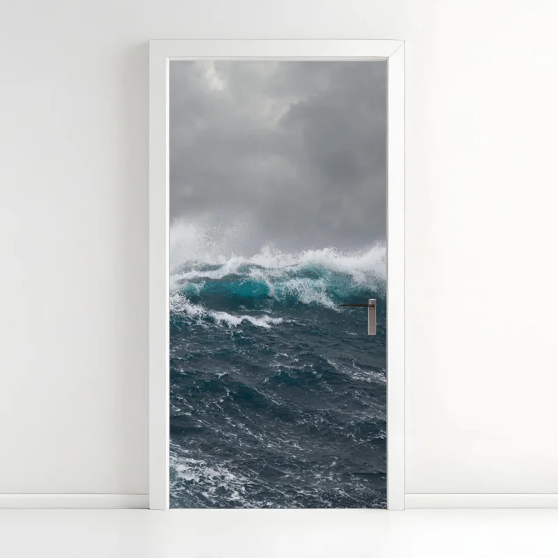 Türaufkleber sonniger gartenweg zum schloss – Wallnifity®