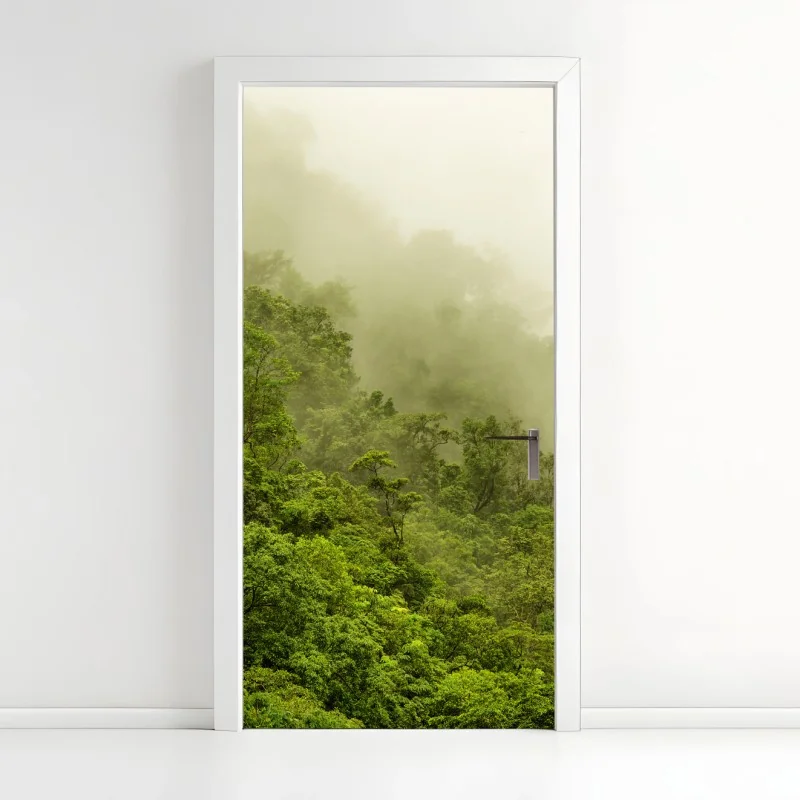 Türaufkleber majestätisches schwarzes pferdeporträt – Wallnifity®