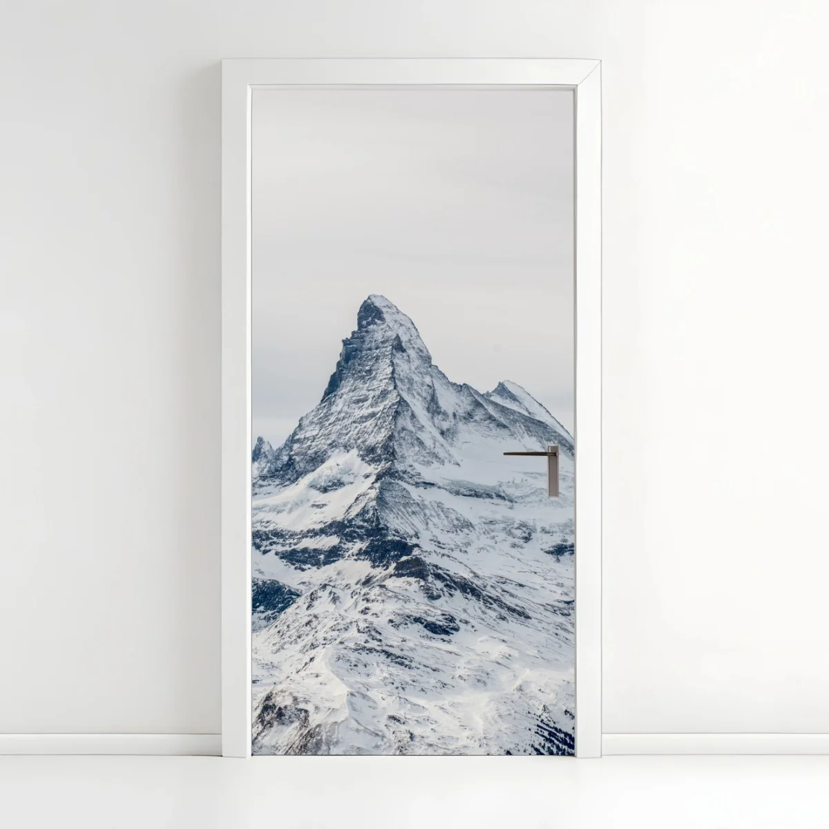 Türaufkleber majestätischer schneebedeckter berggipfel – Wallnifity® Türaufkleber majestätischer schneebedeckter berggipfel – Wallnifity®