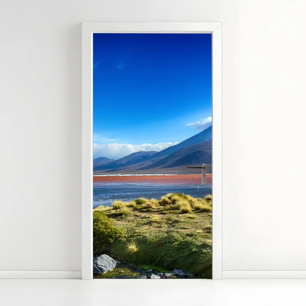 Türaufkleber ruhige berglagune – Wallnifity® Türaufkleber ruhige berglagune – Wallnifity®