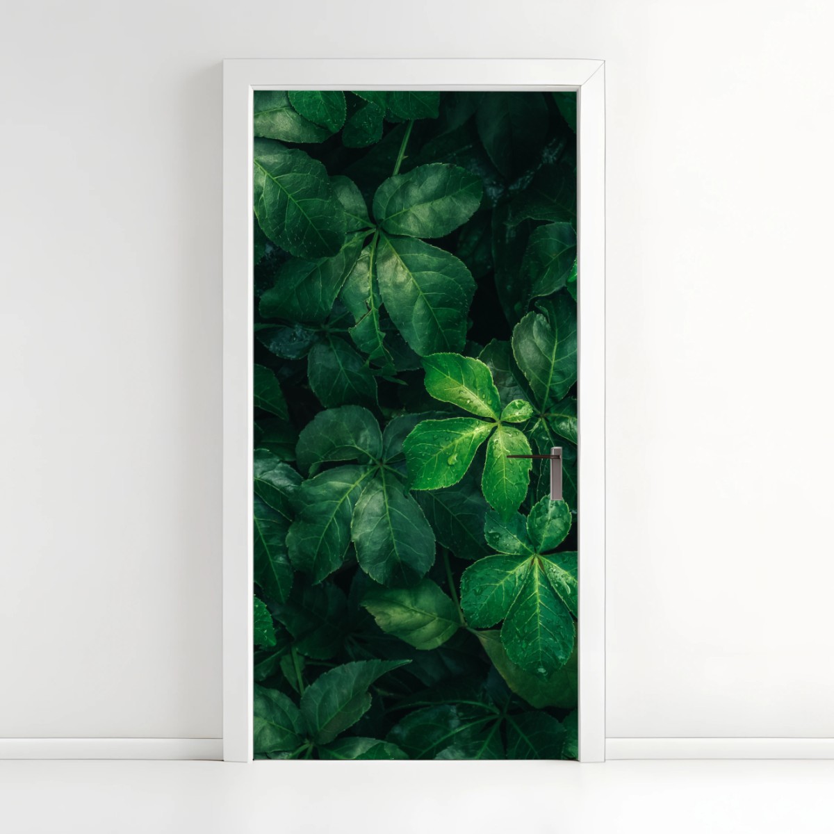 Türaufkleber üppiges tropisches grünes laub – Wallnifity® Türaufkleber üppiges tropisches grünes laub – Wallnifity®