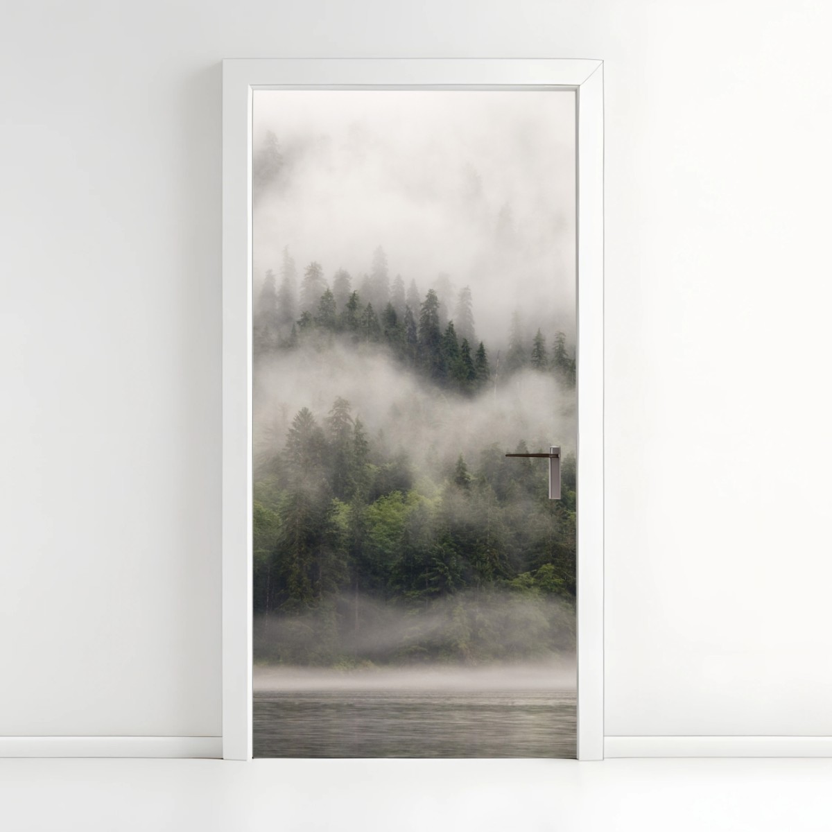 Türaufkleber nebliger küstenwald, British Columbia – Wallnifity® Türaufkleber nebliger küstenwald, British Columbia – Wallnifity®