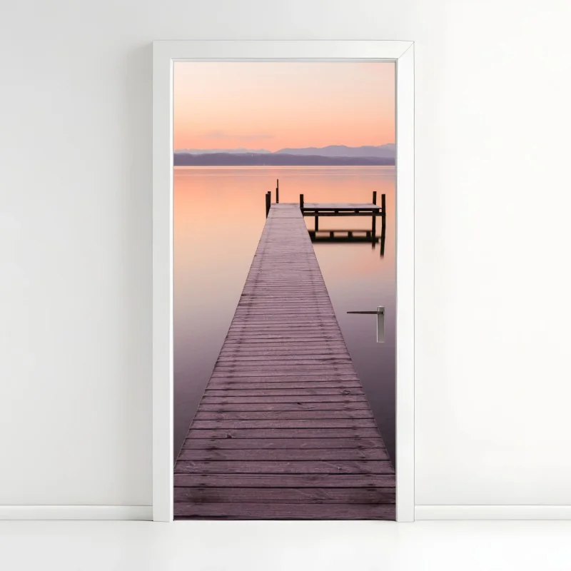 Türaufkleber verspieltes krokodilmuster für kinderzimmer – Wallnifity®