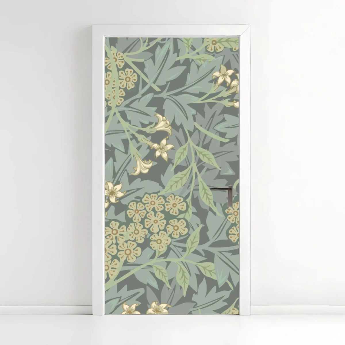 Türaufkleber vintage botanisches blumenmuster – Wallnifity® Türaufkleber vintage botanisches blumenmuster – Wallnifity®