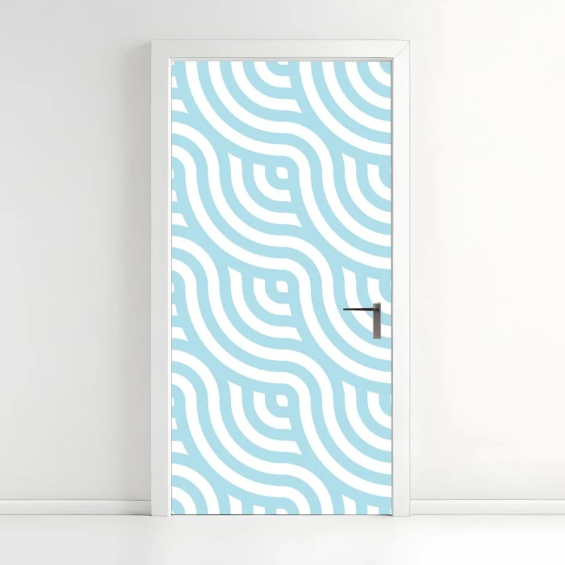 Türaufkleber zeitlose New York skyline mit Empire State Building – Wallnifity®