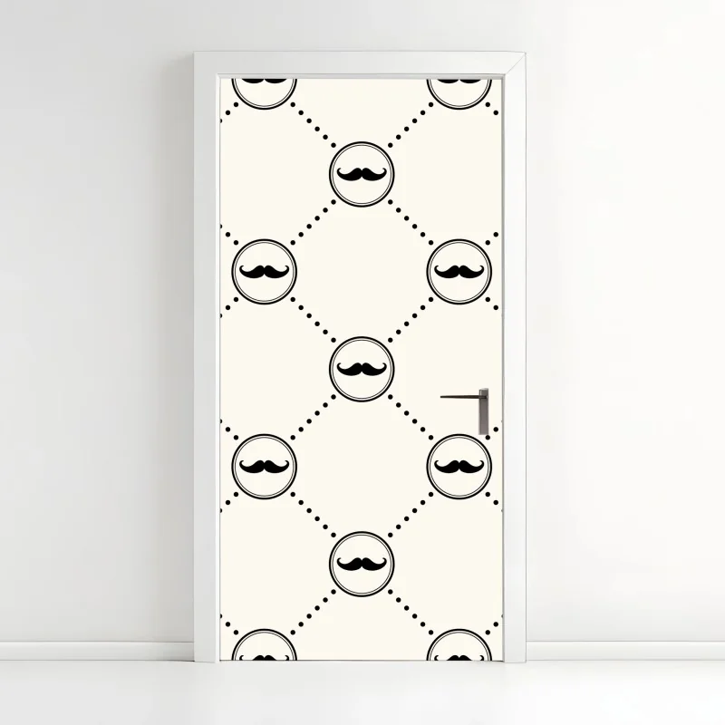 Türaufkleber ruhige wiese unter blauem himmel – Wallnifity®