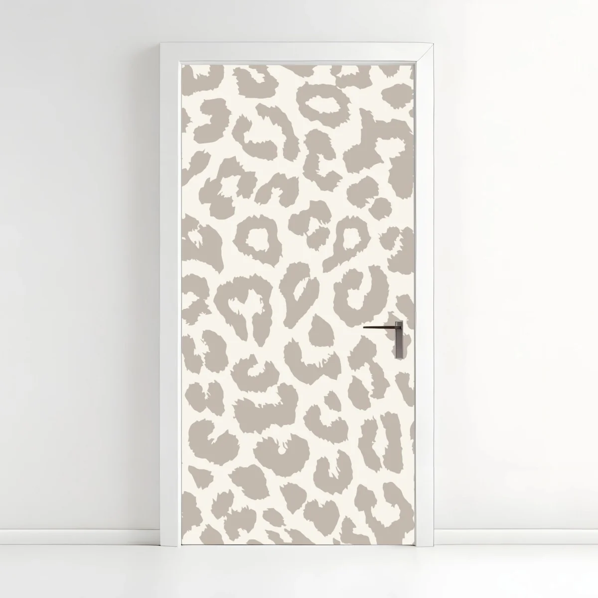 Türaufkleber neutrales beiges leopardenmuster – Wallnifity® Türaufkleber neutrales beiges leopardenmuster – Wallnifity®