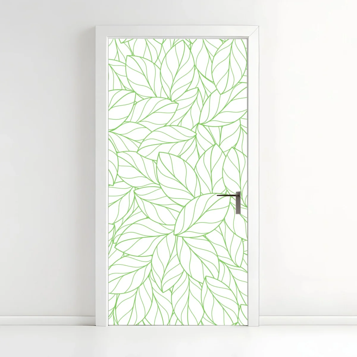 Türaufkleber grünes blattmuster – Wallnifity® Türaufkleber grünes blattmuster – Wallnifity®