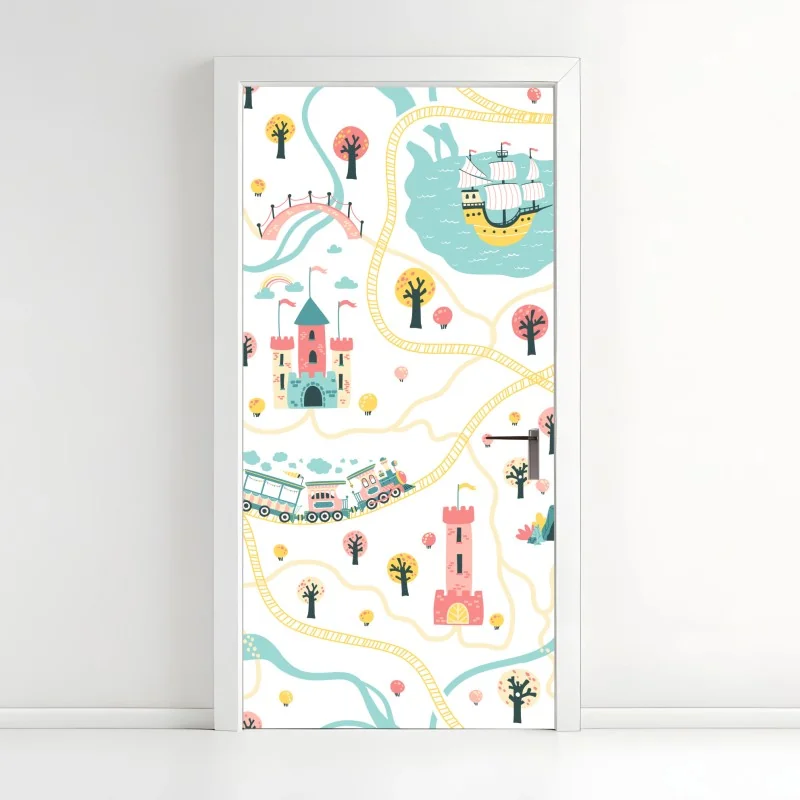 Türaufkleber muster mit craft-bier kronkorken – Wallnifity®