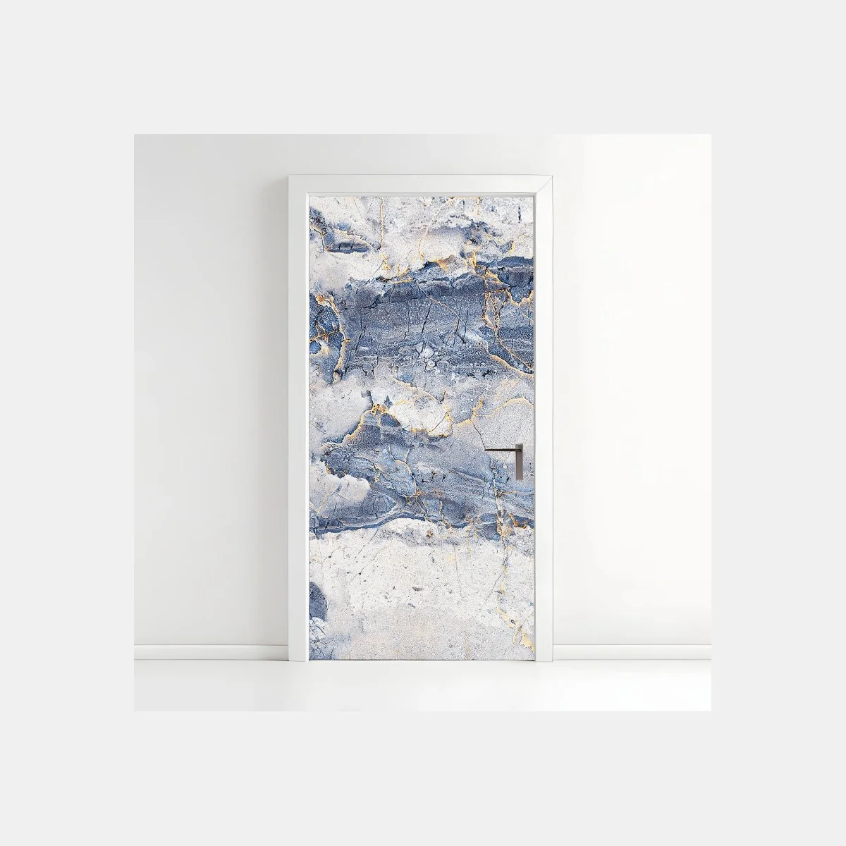 Türaufkleber blauer marmor mit goldenen adern – Wallnifity® Türaufkleber blauer marmor mit goldenen adern – Wallnifity®