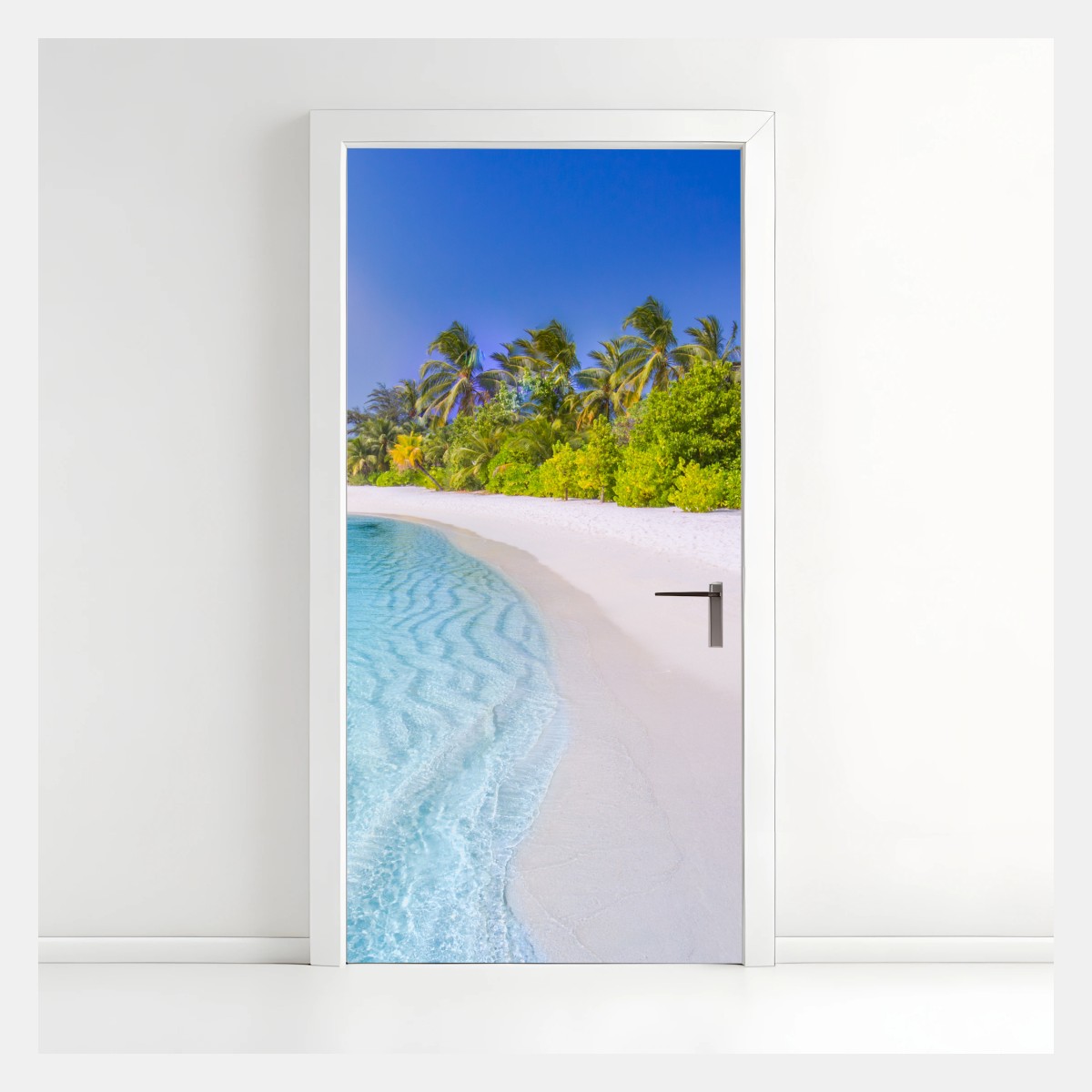 Türaufkleber tropischer türkisstrand – Wallnifity®