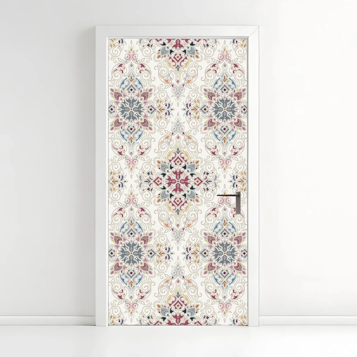 Türaufkleber ornamentales vintage-damastmuster – Wallnifity® Türaufkleber ornamentales vintage-damastmuster – Wallnifity®