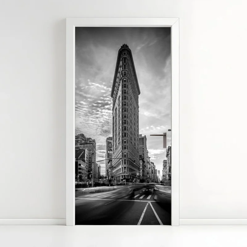 Türaufkleber gewundene straße durch die berge – Wallnifity®