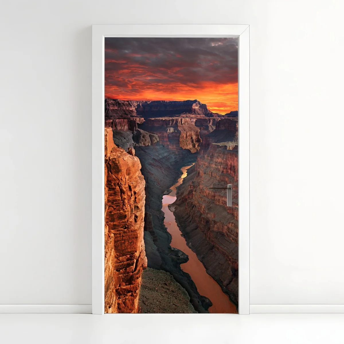 Türaufkleber Grand Canyon sonnenuntergang panorama – Wallnifity®