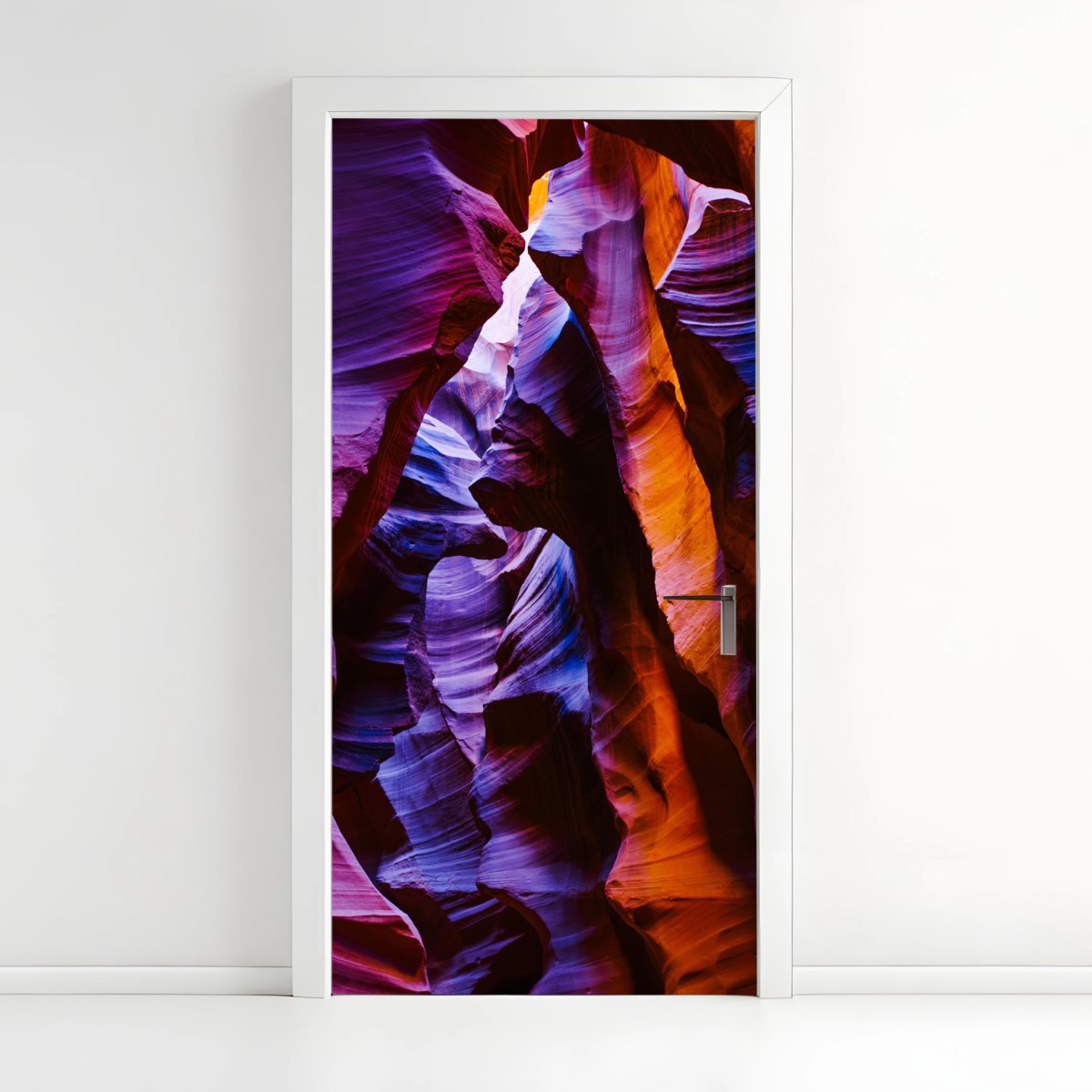 Türaufkleber lebhafte felsformationen in der schlucht – Wallnifity®