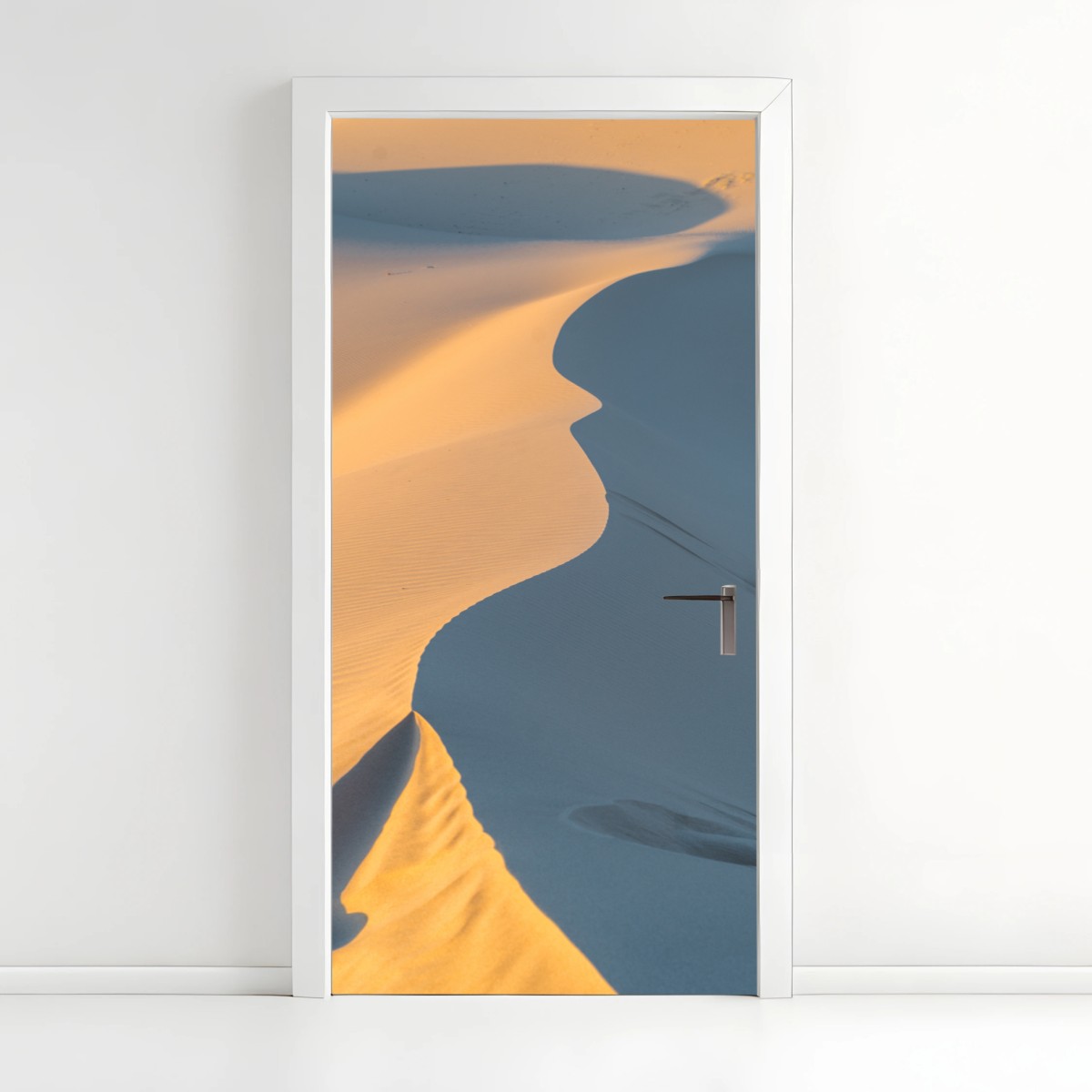 Türaufkleber goldene dünenkurven – Wallnifity®