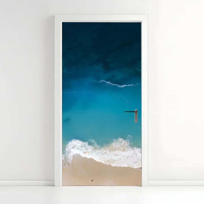 Türaufkleber zeitlose New York skyline mit Empire State Building – Wallnifity®