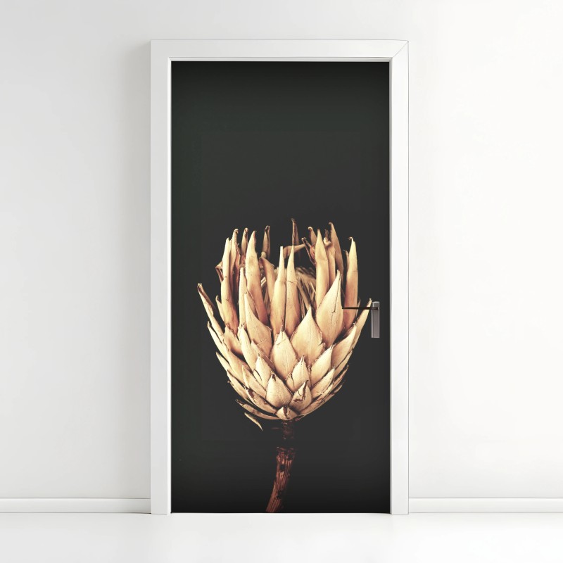 Türaufkleber schwarz-rotes klavier-tastatur motiv – Wallnifity®