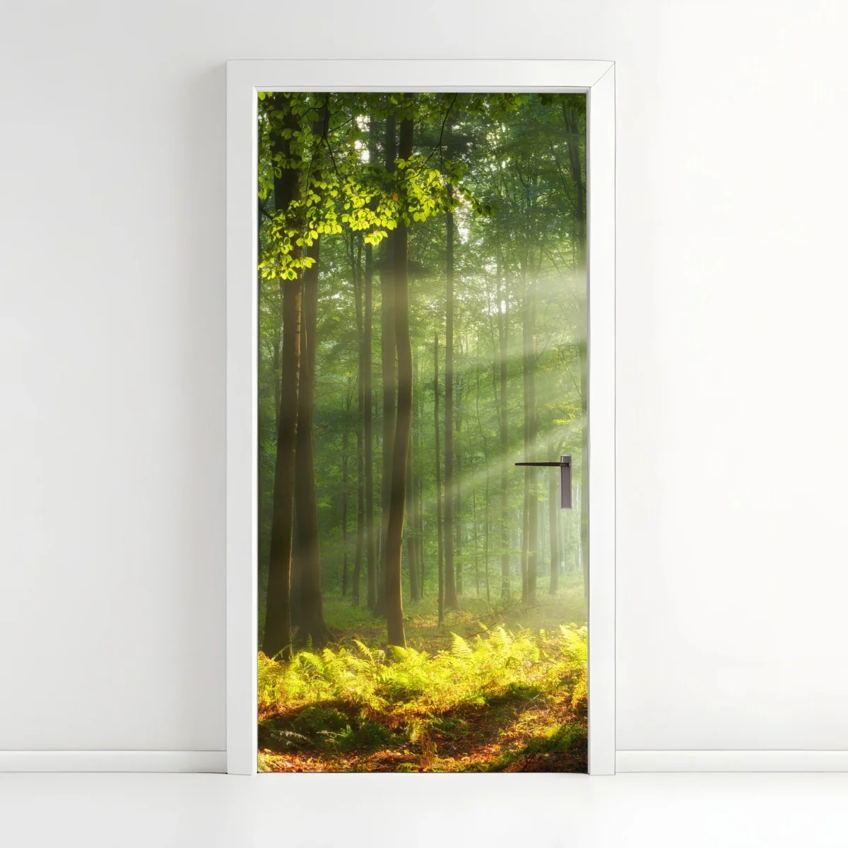 Türaufkleber sonniger morgenwald – Wallnifity® Türaufkleber sonniger morgenwald – Wallnifity®