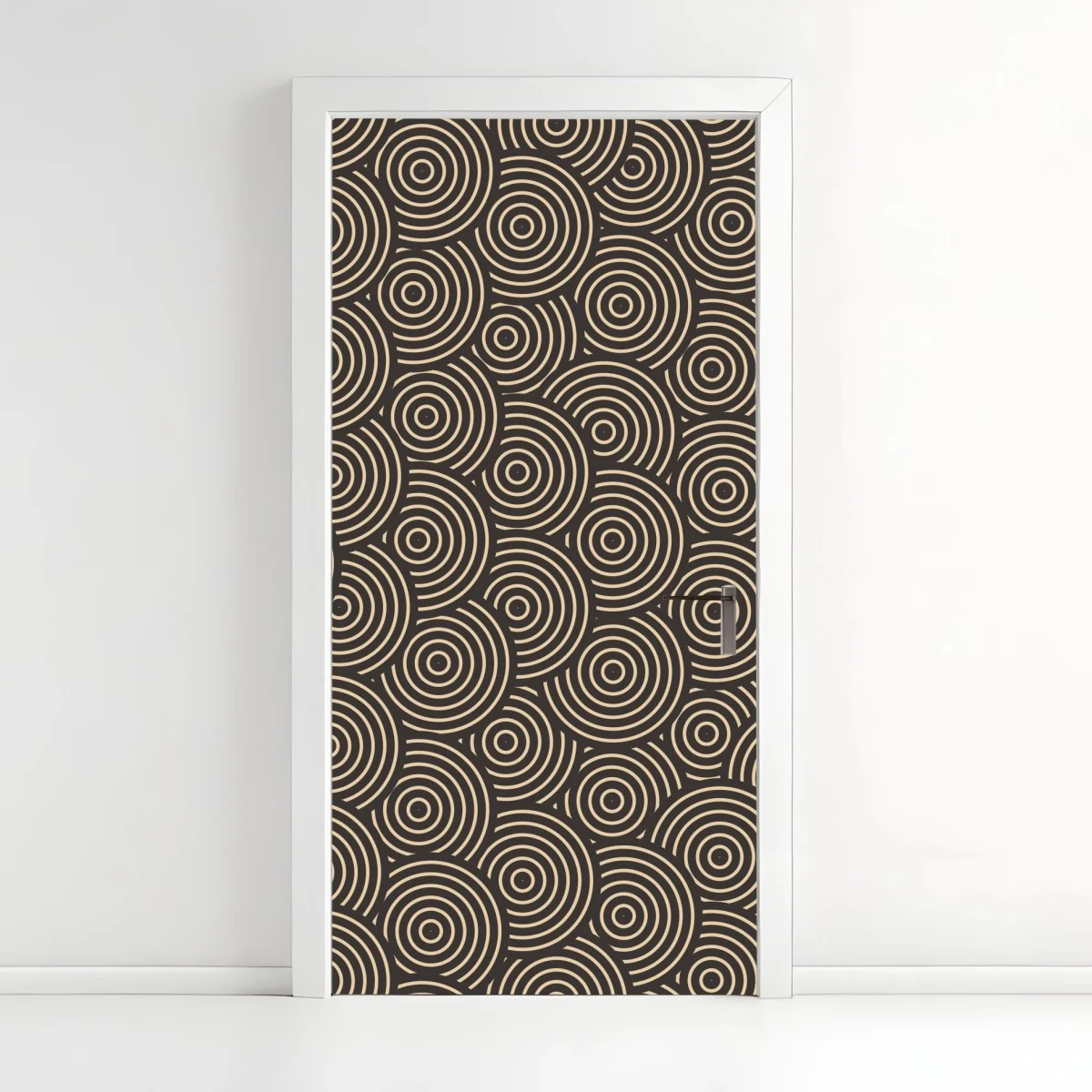 Türaufkleber retro konzentrische kreise muster – Wallnifity® Türaufkleber retro konzentrische kreise muster – Wallnifity®