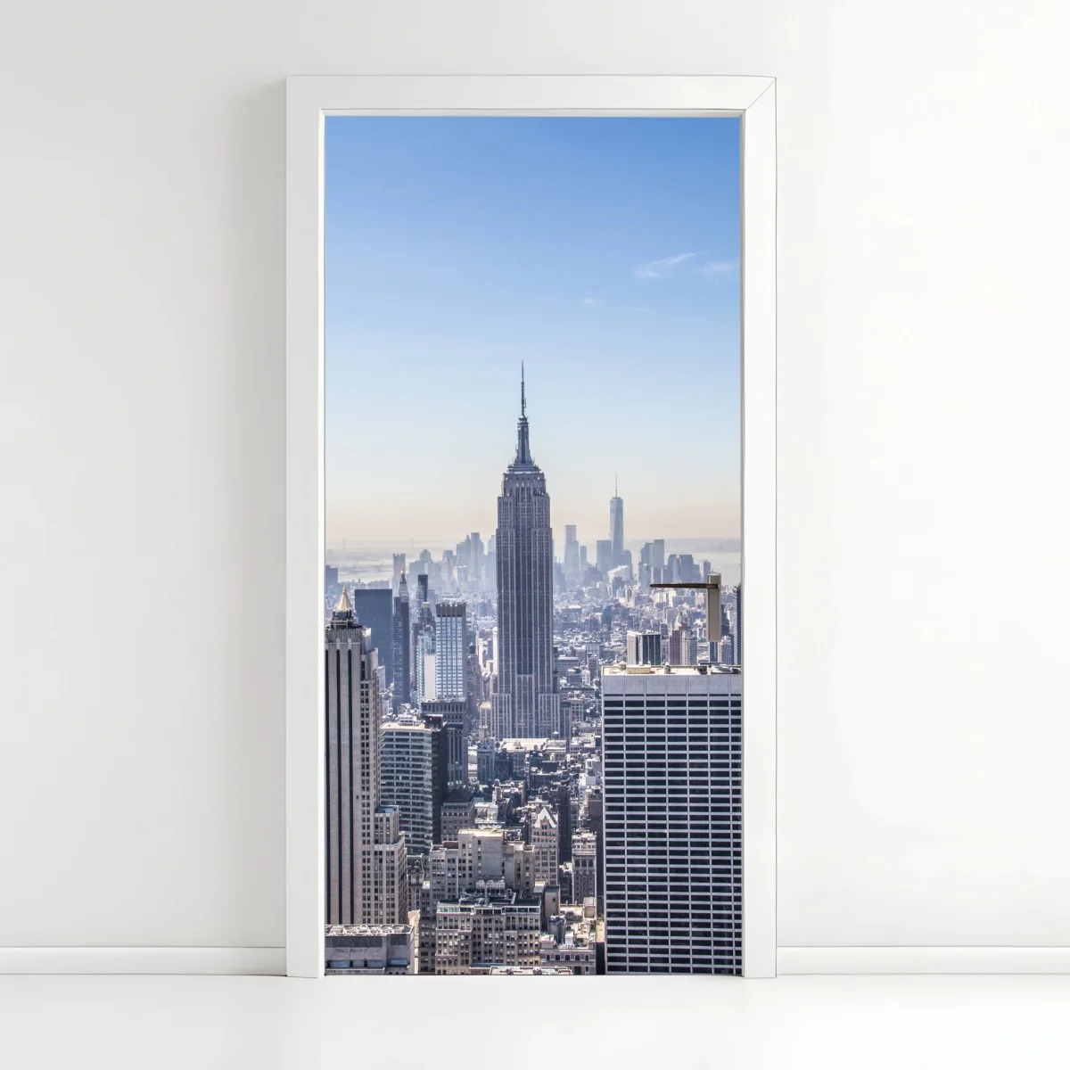 Türaufkleber New York skyline mit Empire State Building – Wallnifity®