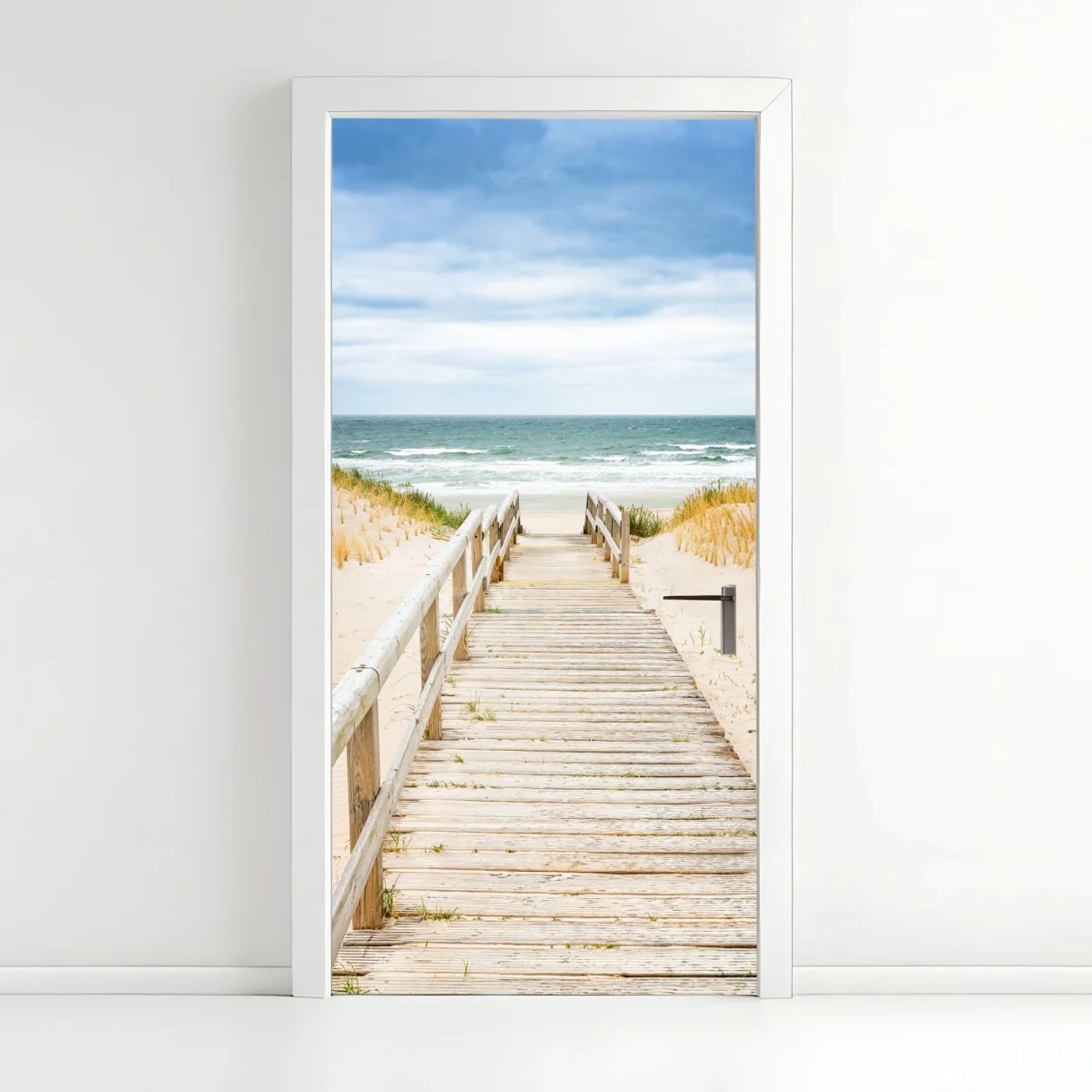 Türaufkleber holzsteg zum meer, Sylt – Wallnifity® Türaufkleber holzsteg zum meer, Sylt – Wallnifity®