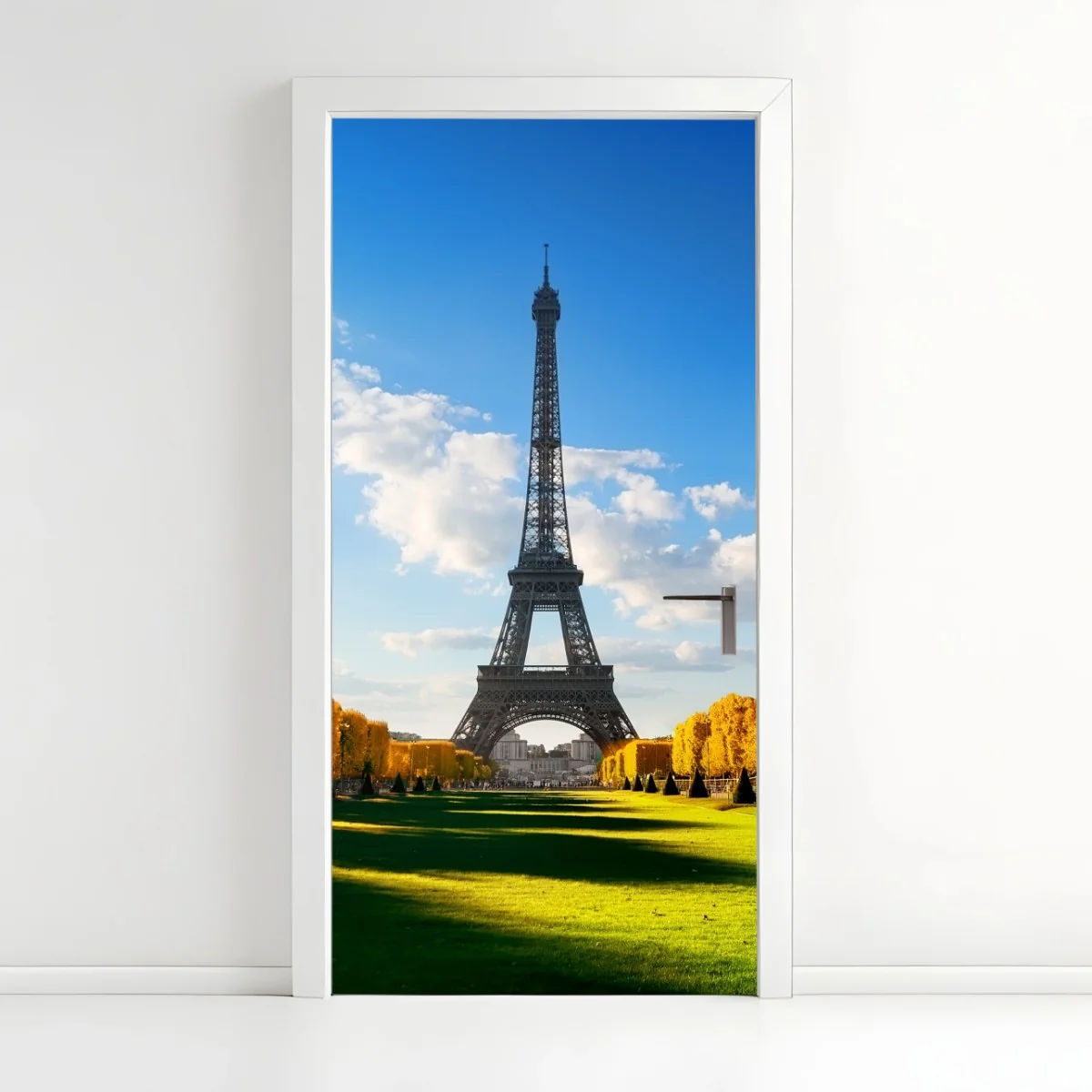 Türaufkleber frühling am Champs de Mars, Eiffelturm, Paris – Wallnifity® Türaufkleber frühling am Champs de Mars, Eiffelturm, Paris – Wallnifity®