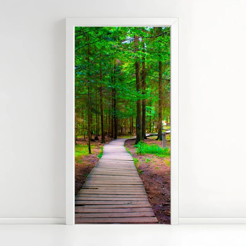 Türaufkleber warmer sandstein schlucht abstrakt – Wallnifity®