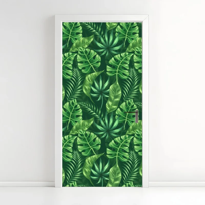 Türaufkleber türkisfarbener wasserfall im herbst – Wallnifity®