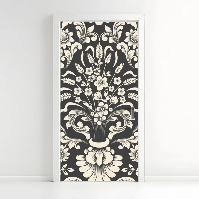 Türaufkleber goldene dünenkurven – Wallnifity®