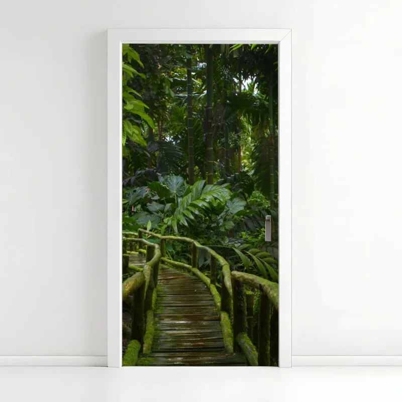 Türaufkleber warmer sandstein schlucht abstrakt – Wallnifity®