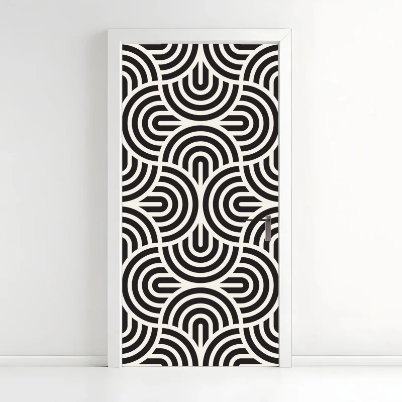 Türaufkleber tropischer türkisstrand – Wallnifity®