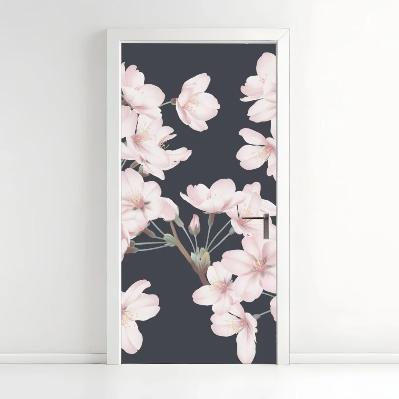 Türaufkleber vintage fast-food muster – Wallnifity®