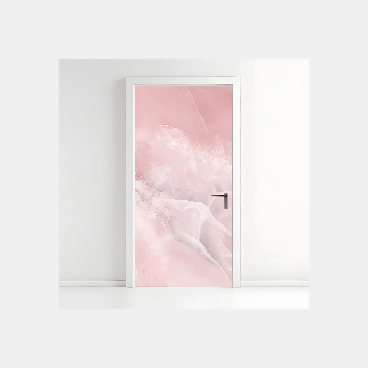 Türaufkleber zarte rosa marmortextur – Wallnifity® Türaufkleber zarte rosa marmortextur – Wallnifity®