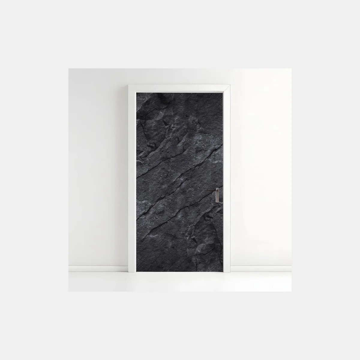 Türaufkleber dunkle steintextur – Wallnifity® Türaufkleber dunkle steintextur – Wallnifity®