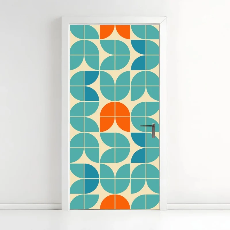 Türaufkleber verspieltes krokodilmuster für kinderzimmer – Wallnifity®