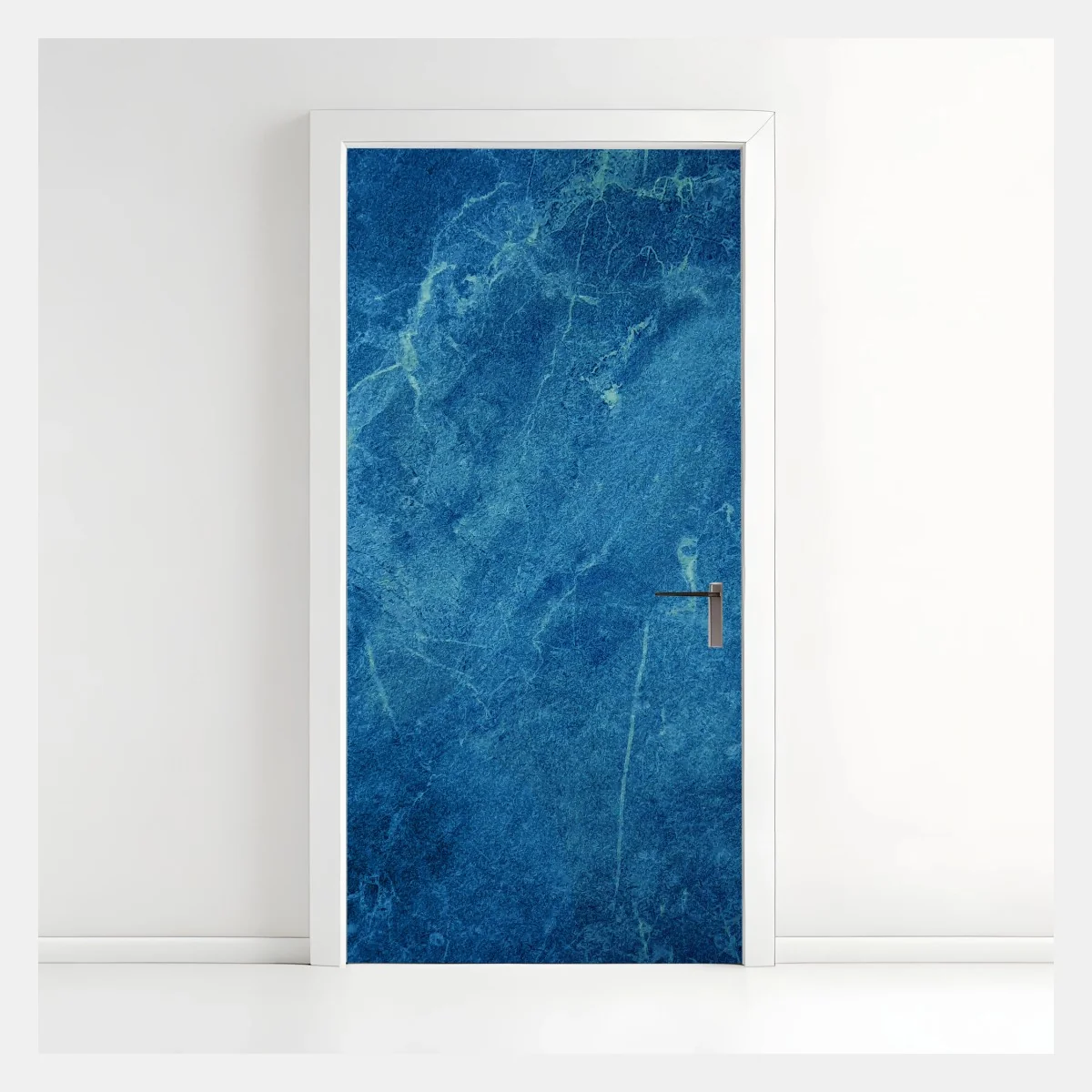 Türaufkleber tiefblaue marmortextur – Wallnifity® Türaufkleber tiefblaue marmortextur – Wallnifity®