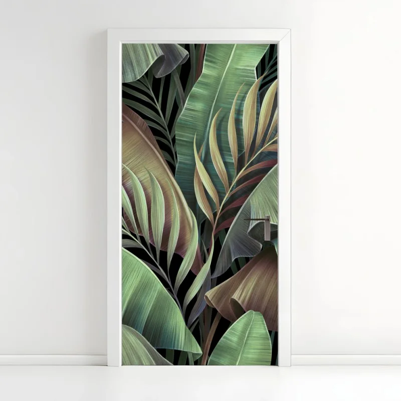 Türaufkleber sonnenbeschienener weg durch die dünen – Wallnifity®