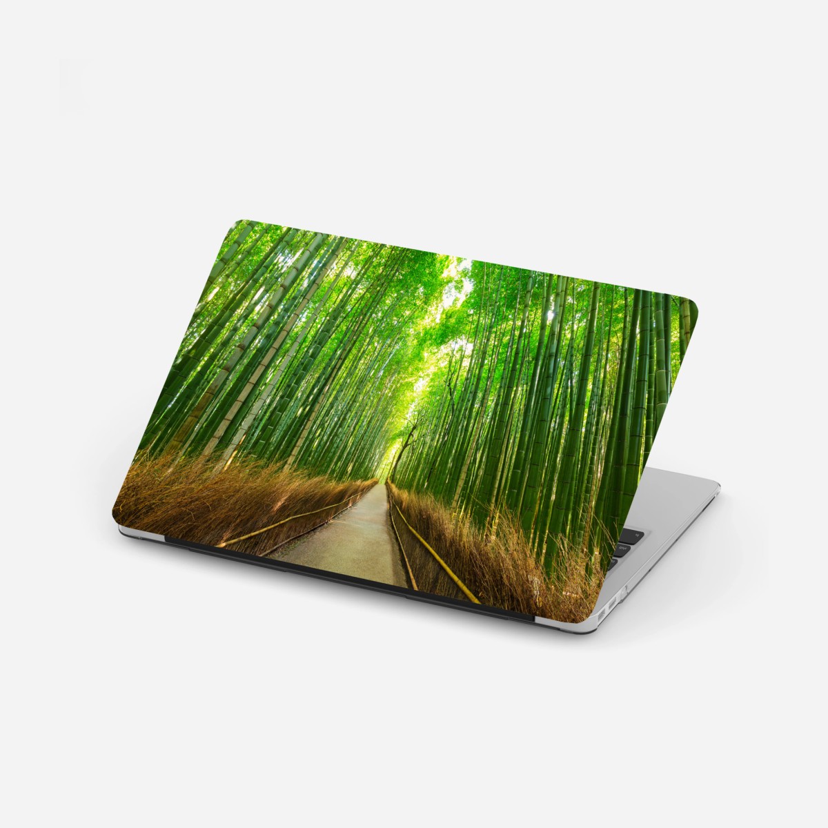 Laptop-Aufkleber ruhiger bambusweg in Kyoto – Wallnifity® Laptop-Aufkleber ruhiger bambusweg in Kyoto – Wallnifity®