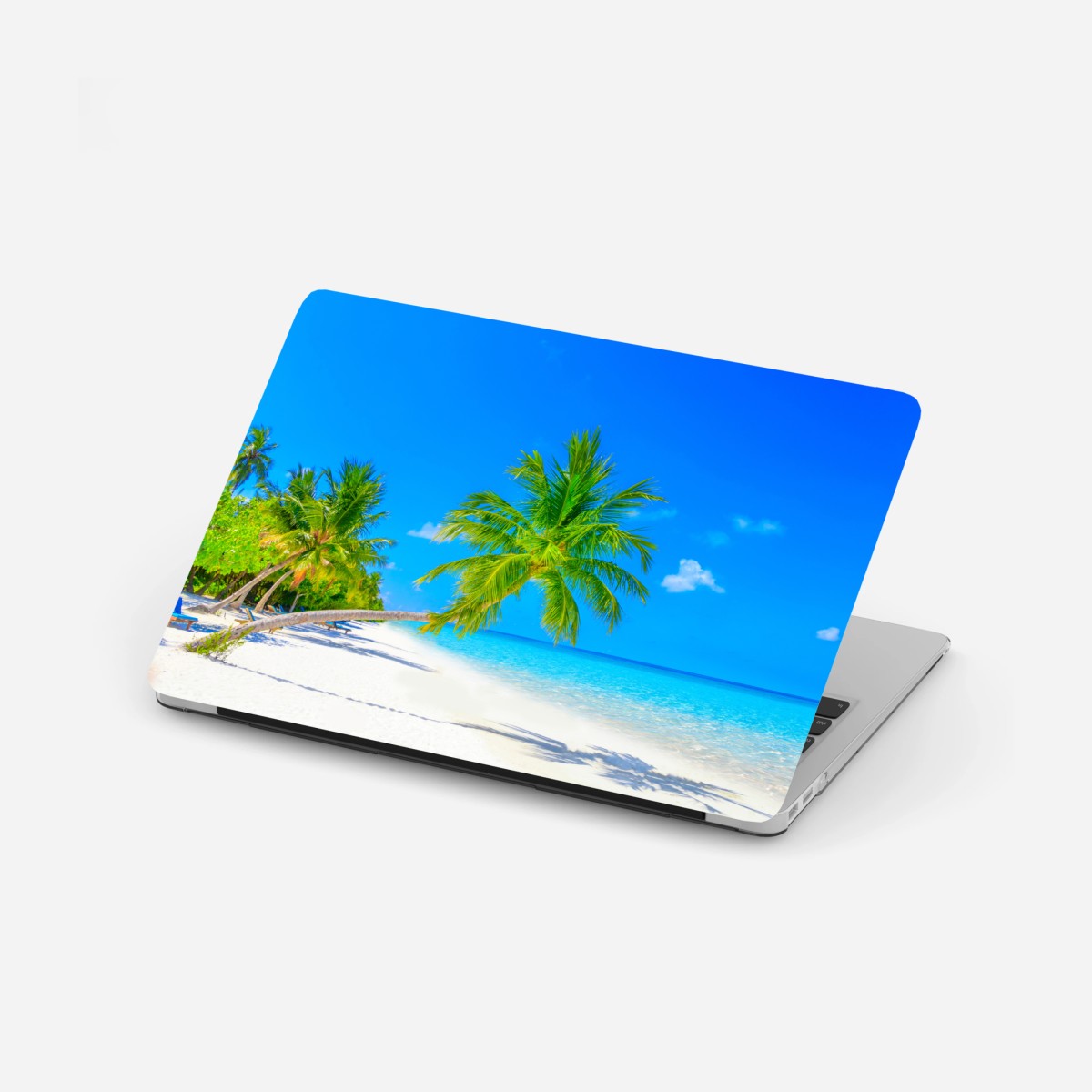 Laptop-Aufkleber traumhafte strandlandschaft auf den Malediven – Wallnifity® Laptop-Aufkleber traumhafte strandlandschaft auf den Malediven – Wallnifity®