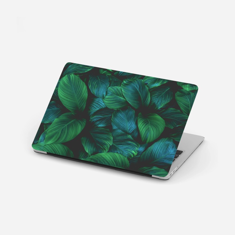 Laptop-Aufkleber monochrome küstenaufnahme aus der luft – Wallnifity®