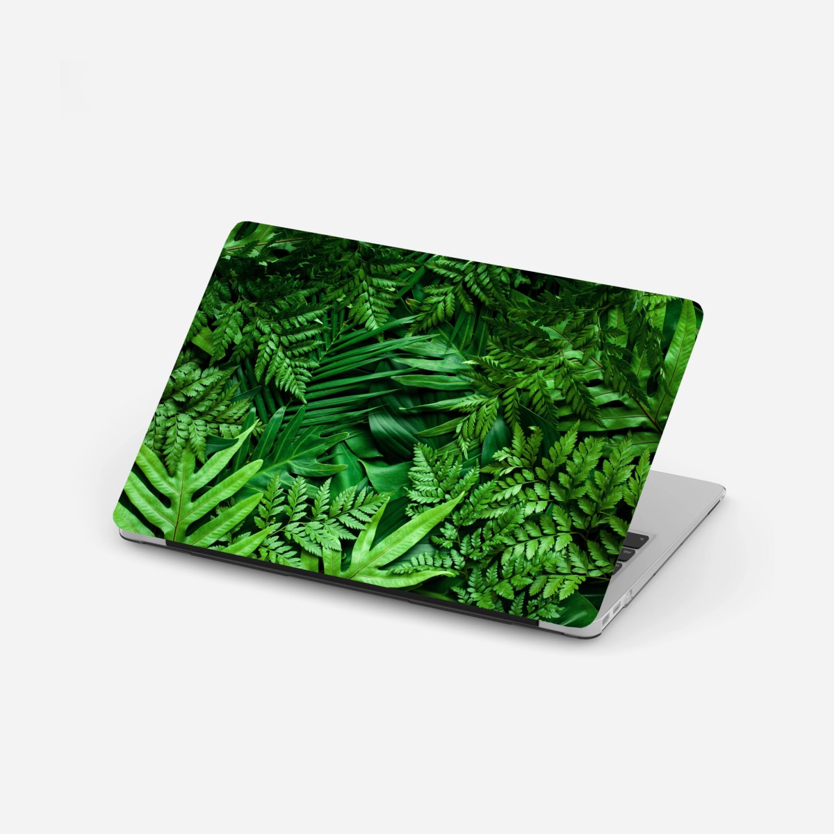 Laptop-Aufkleber üppiges grünes blättermuster – Wallnifity® Laptop-Aufkleber üppiges grünes blättermuster – Wallnifity®