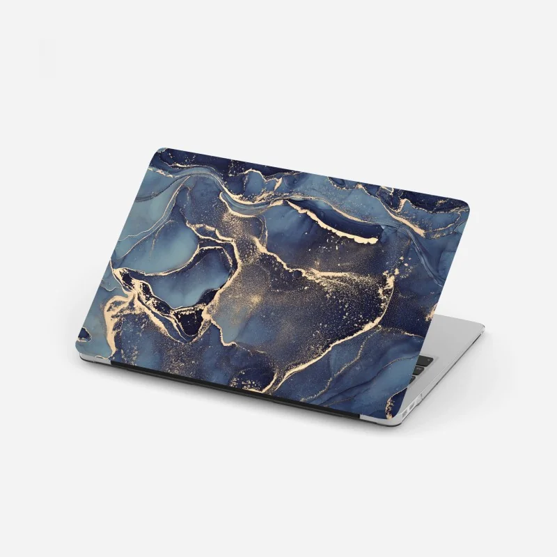 Laptop-Aufkleber sonniges küstendorf am klippenrand – Wallnifity®