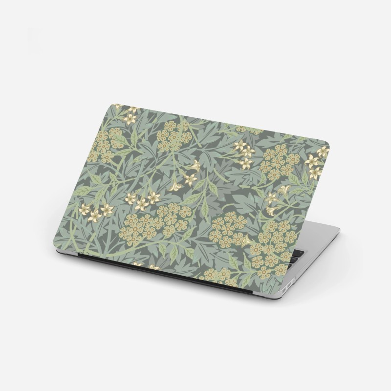 Laptop-Aufkleber vintage botanisches blumenmuster