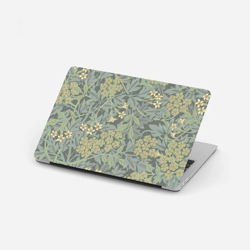 Laptop-Aufkleber vintage botanisches blumenmuster – Wallnifity®
