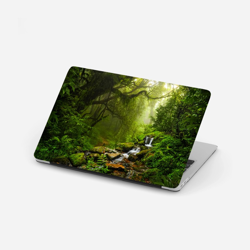 Laptop-Aufkleber botanisches zitronenmuster – Wallnifity®
