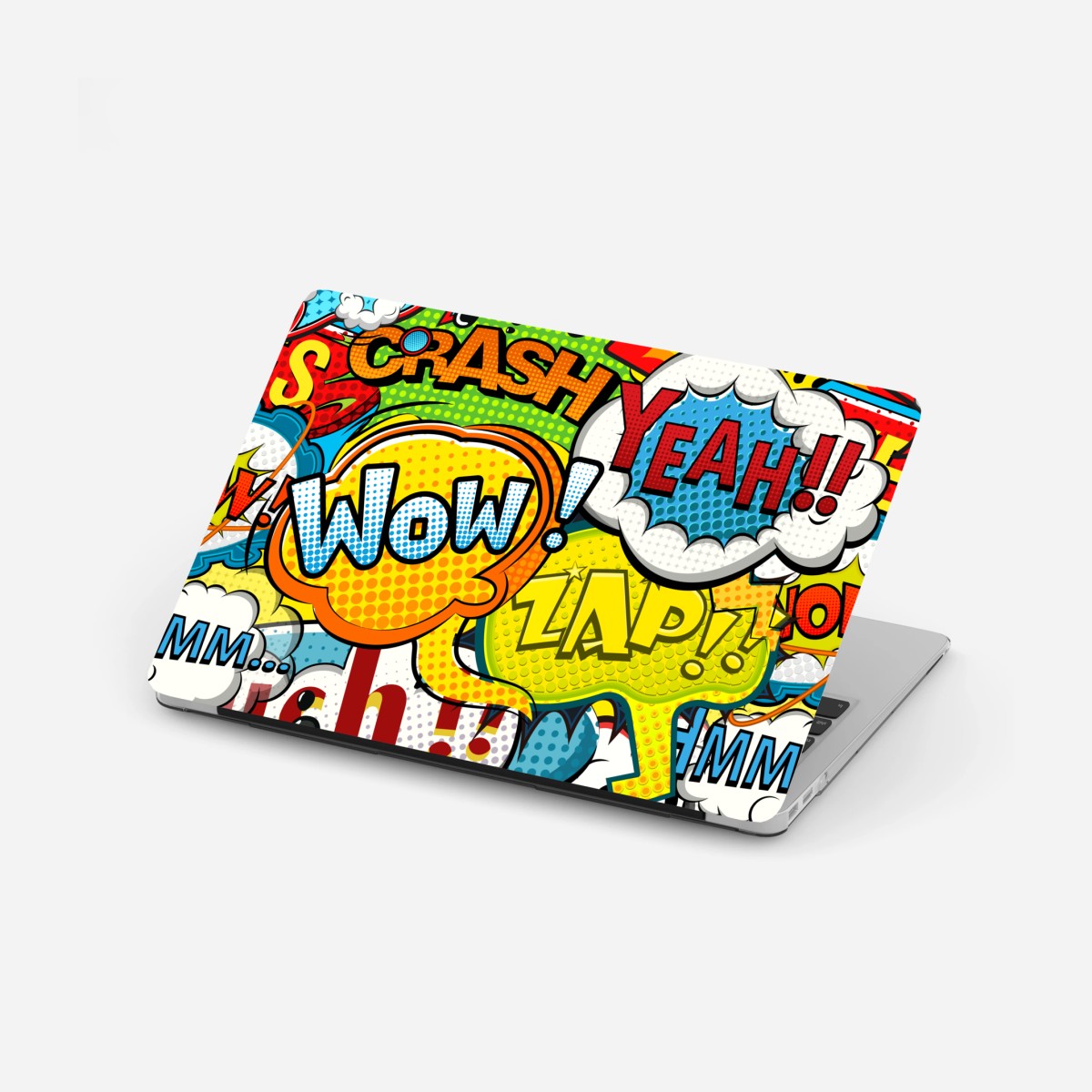 Laptop-Aufkleber bunte comic pop-art-collage – Wallnifity®