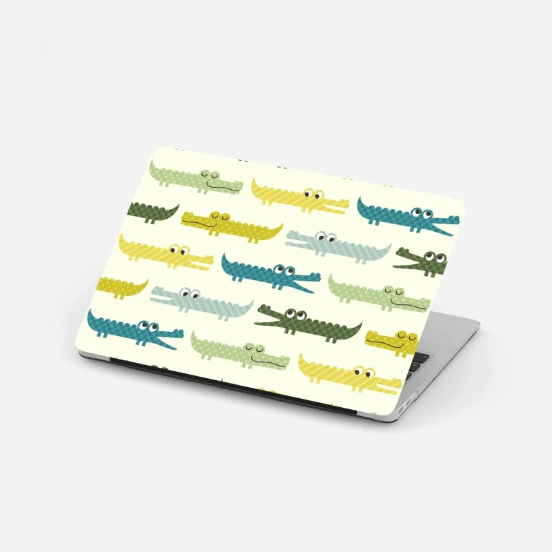 Laptop-Aufkleber tropisches monstera-blattmuster – Wallnifity®