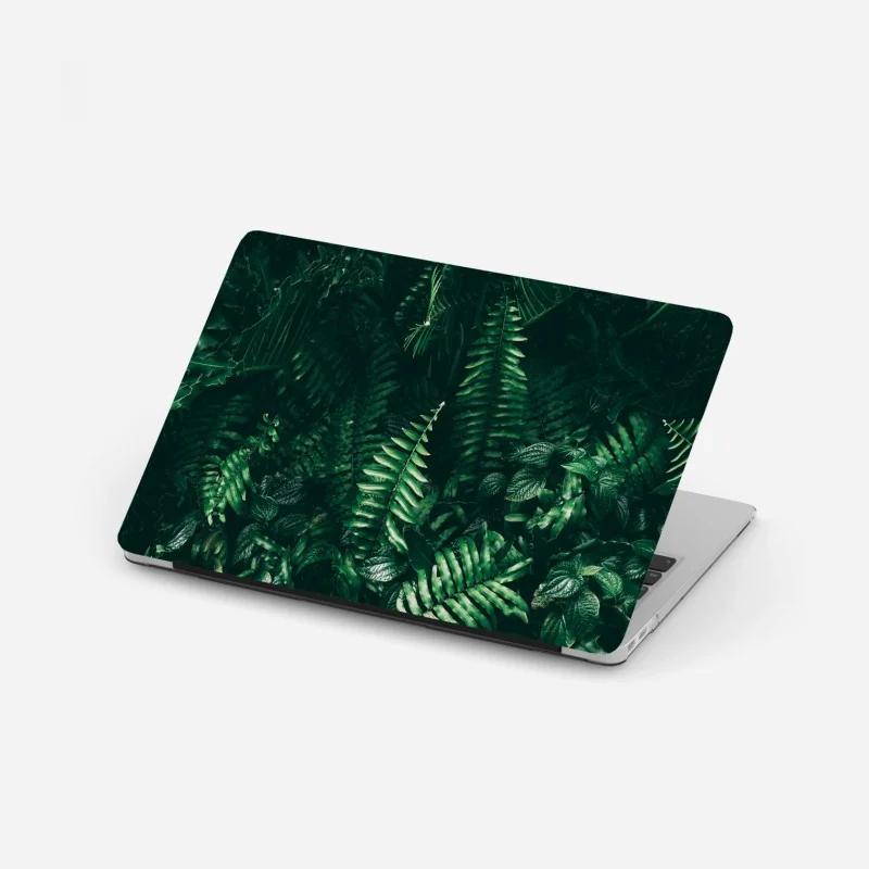 Laptop-Aufkleber klassisches schwarzweißes blumenmuster – Wallnifity®